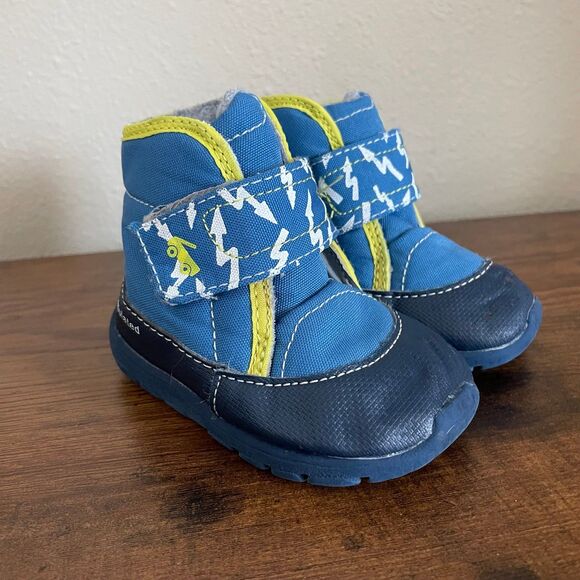 Size 5 / Baby Toddler Boy See Kai Run Boots - Picture 1 of 6